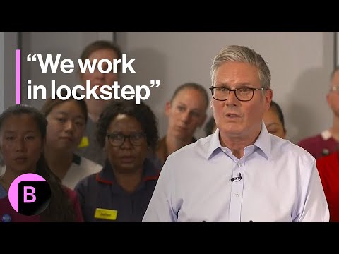 YouTube video thumbnail: Starmer Says He Works 'In Lockstep' With UK Chancellor