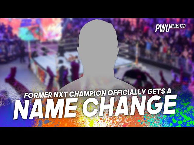 Former NXT Champion Official Gets Name Changed