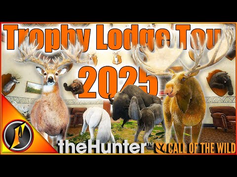 Trophy Lodge Tour 2025! Great Ones, Super Rares, 100+ Diamonds! | Call of the Wild