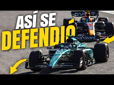 ¿CÓMO lo HIZO? Alonso se DEFENDIÓ de Checo Pérez de 5 FORMAS en Brasil 2023 (¡Mejor que Imola 2005!)
