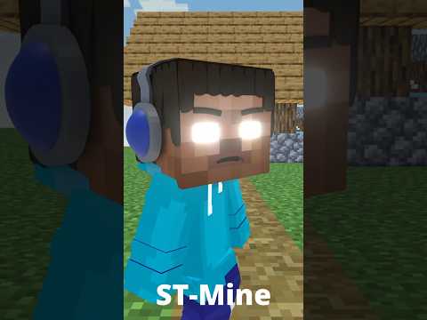 Baby Steve VS Bad Villager. Smart boy. #shorts