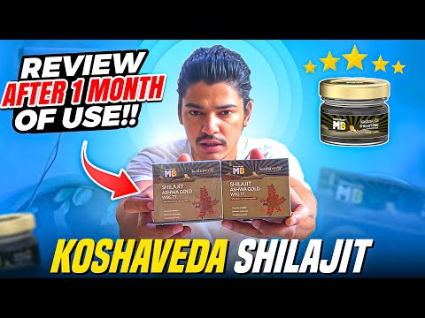 MuscleBlaze Koshaveda shilajit ashwa gold wsg77 1 month true review🔥