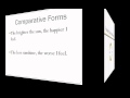 Comparative Forms and Their Effects