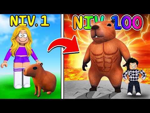 LA MEILLEURE ÉVOLUTION DE CAPYBARA ! (Roblox Capybara Evolution)