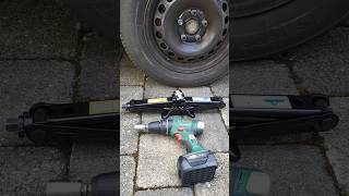 Wagenheber mit Akkuschrauber * Bosch 18V