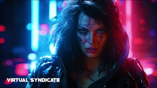 Cyberpunk Dark Synth Mix - Virtual Syndicate // Darksynth Industrial Synthwave Music