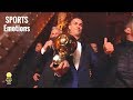 ENORME Cristiano Ronaldo reoit le Ballon d'Or 2017 sur la Tour Eiffel - Palmars complet