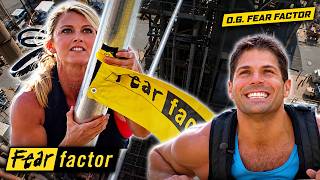 Female Wrestler 🤼‍♀️ vs. Firefighter 👨‍🚒 | Pole Shimmy Race ⛳️ | OG Fear Factor