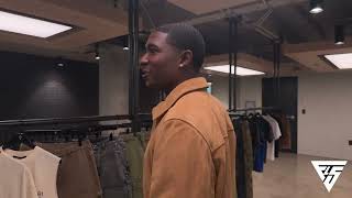 Fashion shopping with NFL Athlete ￼Steven Sim Jr. 