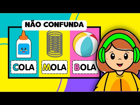 Brincadeira para crianças - Não confunda - Sons das letras do alfabeto -    Consciência fonológica