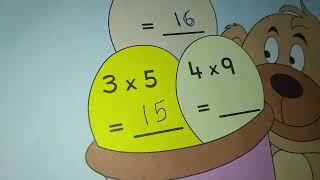 Bruno's Ice cream🍦multiplication📐📊📚 multiply✖ learn multiplication📐📊📚