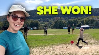 She WON the Kickball Game vs The Adults!