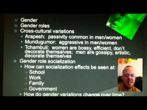 Sociology 11.1 Lecture - Gender In Society