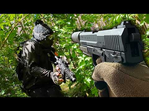 Airsoft Sniper Hides in GHILLIE SUIT and Wipes Out EVERYONE.. 👻