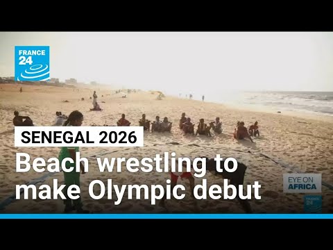 YouTube video thumbnail: Senegalese Beach Wrestling Set for Olympic Debut in 2026