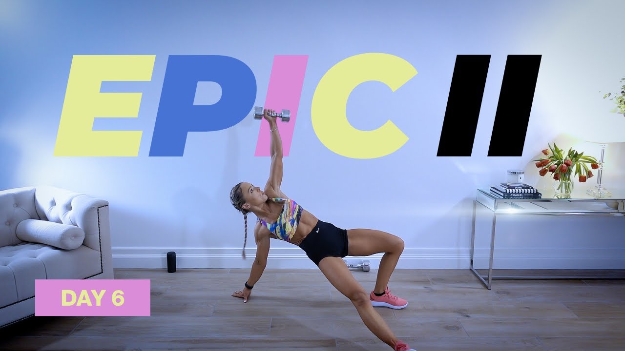 INTENSE Full Body HIIT Workout with Weights - EPIC II - Day 6 - Caroline Girvan