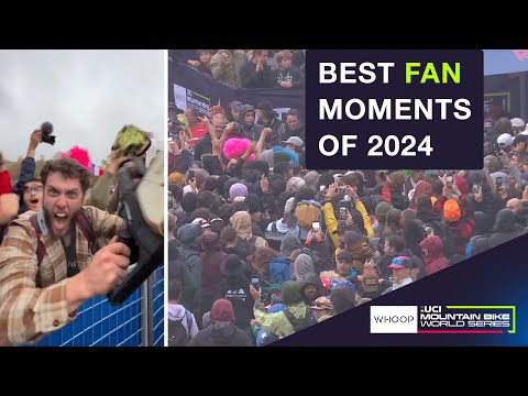 Best Fan Moments 2024 UCI Downhill World Cup 😅