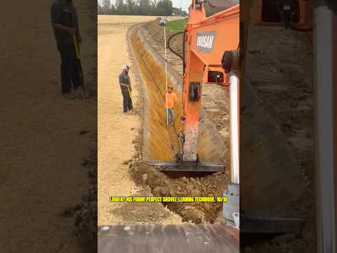 The FINE ART of LOOKING BUSY While the EXCAVATOR Does ALL the WORK #constructionlife #excavator