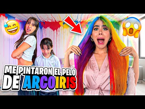 PINTAMOS SU CABELLO DE COLORES 🌈😂- ALEXA TORREX Y El Club Uva 