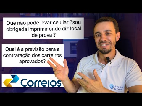 ÚLTIMAS ORIENTAÇÕES: CONCURSO CORREIOS - PROVA 15/12