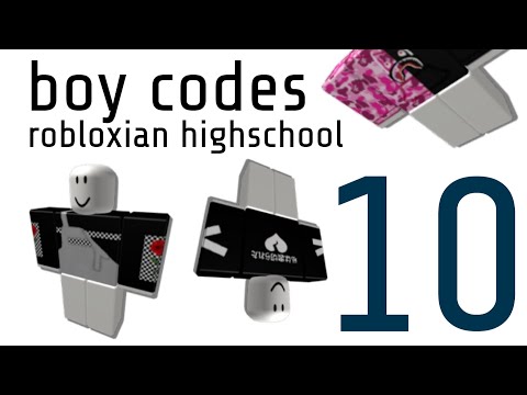 Robloxian Highschool Clothes Codes Boy 07 2021 - boy codes roblox