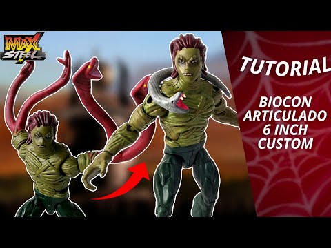 Bio-Constrictor estilo "Marvel Legends" articulado Custom | Procedimiento y Review EN ESPAÑOL