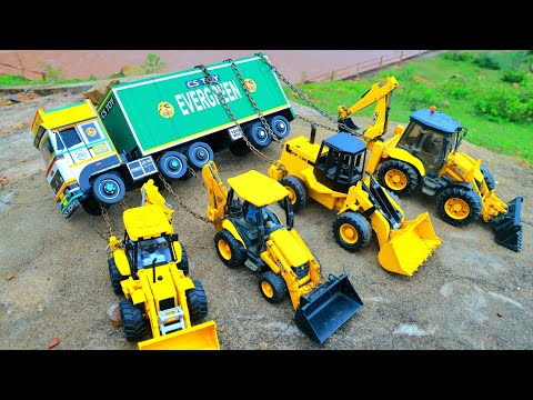 New BharatBenz Truck ๐ญ TATA Hindustan Petroleum @ccident Pulling JCB 2DX 3DX 4DX 5CX Tractor ? CSToy