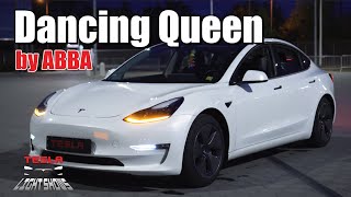 FULL LENGTH "ABBA - Dancing Queen" Tesla light show - Incl. file download - Tesla Model 3