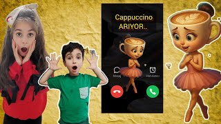 ZÜMRACİHAN KUZEYELİF BALLERİNO CAPPUCCİNO #funny #funnyvideo #elifsinem #kuzeyelif #lina #funnykids