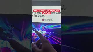 Epic Games laid off 1000 employees, shut down 3 Fortnite modes #gaming #layoffs #fortnite #epicgames