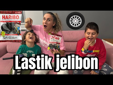 LASTİK JELİBON DENEDİK | AYAZ VE DOĞU TADINA BAYILDI❗️| HARİBO LAKRİTZ | #lastikjelibon #haribo