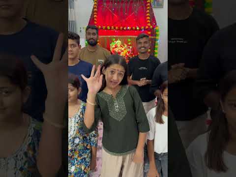 Pehli pehli bar ghar me bappa ko laa liya ❤️😍 #nishitiwari #shortsvideo #ganpatibappa #bappa #viral