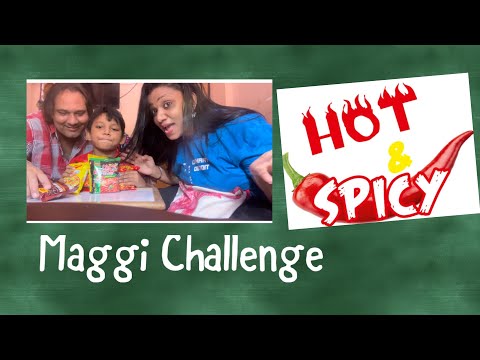 Hot & Spicy 🌶️ Maggi Challenge 🥵 #foodvlog #maggichallenge #funchallenge #vlogs #youtubechannelgrow