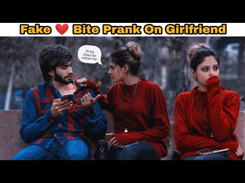 Bite Prank On My Girlfriend | (Gone wrong) | @AwaisBhatti28