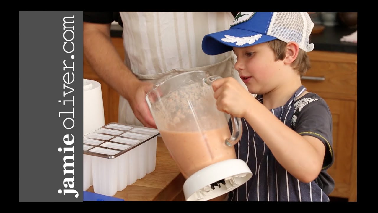 Getting kids into kitchens - Iced Fruit Smoothies