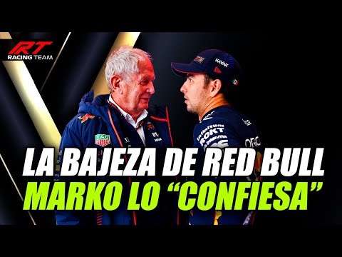 🚨 ¡ULTIMA HORA! La BAJEZA de RED BULL con CHECO 🧐 MARKO lo CONFIESA TODO 🤬 F1