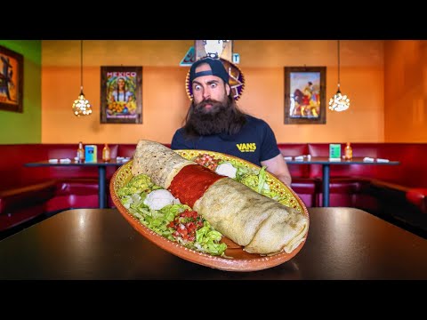 "THAT'S OBSCENE"...THE  'MONSTER BURRITO' CHALLENGE HAS BEEN AROUND FOR A DECADE! | BeardMeatsFood