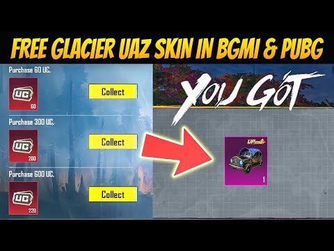 😍FREE GLACIER UAZ SKIN WITH BONUS PASS LEVEL 1 TO LEVEL 30 - UC UP EVENT IS HERE @ParasOfficialYT