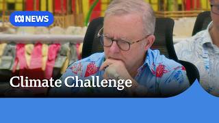 YouTube video thumbnail:  Fossil Fuel Projects Under Scrutiny Amid Australian-led Climate Talks