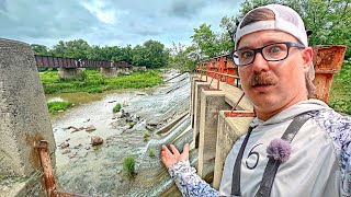 This MASSIVE SPILLWAY Flooded 2 DAYS AGO!!! (New Fish Moved Up)