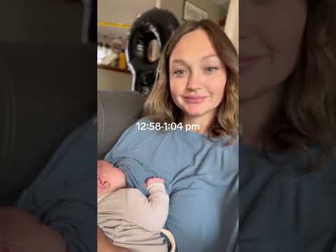 a full 24 hours of feeding my newborn on demand ? #postpartum #newborn #motherhood