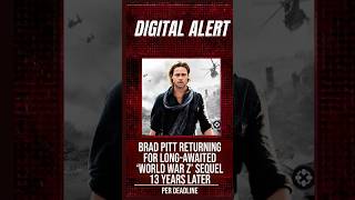 Brad Pitt Returning For Long-Awaited ‘World War Z’ Sequel 13 Yrs Later #entertainment #news #shorts