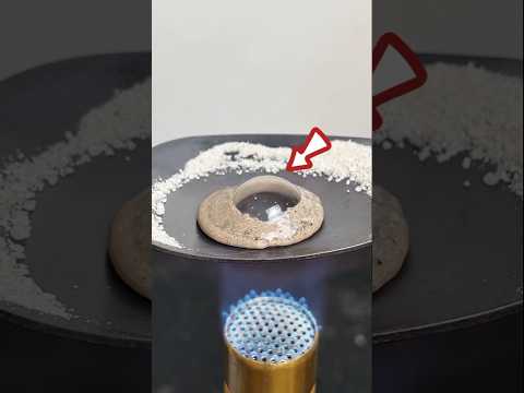 This happens when you heat Sand+Water