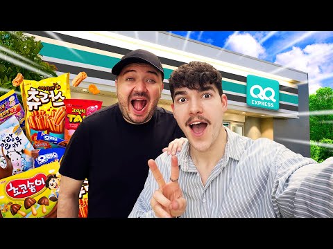 24 ÓRÁIG CSAK FURCSA KAJÁKAT ETTÜNK! 😱🍜 | MUKBANG ATYVAL