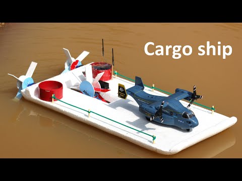 Easy way to make a thermocol Cargo ship - RC boat - Boat - thermocol boat