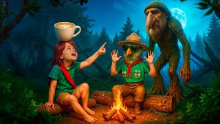Italian memes in a real scout camp! Tung Tung Sahur and Ballerina Capuccino became scouts!
