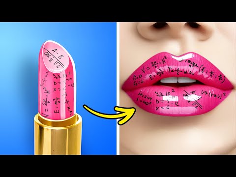 NEW SCHOOL HACKS 🍭💄Easy Ways To Sneak Candy & Makeup Into Class By 123 Go Live!