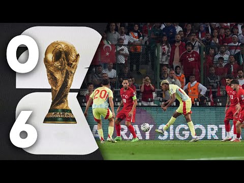Türkiye - İspanya (0-6) Maç Özeti | FIFA Dünya Kupası Elemeleri @ExxenSpor
