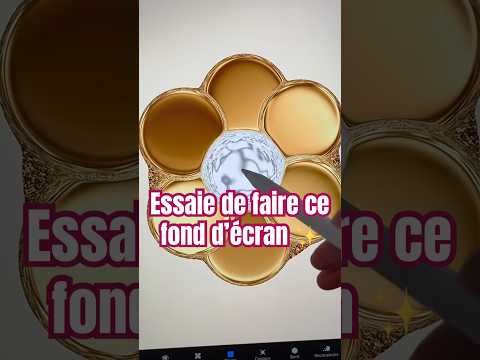 Essaie de faire ce FOND D’ÉCRAN 🤩 #procreatetutorials #digitalart #dessin