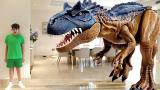 Dinosaur Adventures for Kids | Dinosaur Toys Become Alive with Jason